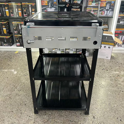 Cuisinière à gaz 4 brûleurs avec support