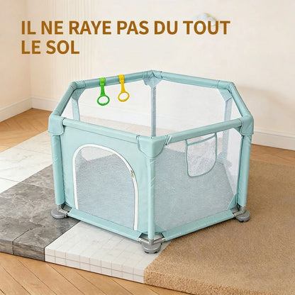 Parc de jeu pliable hexagonal pour enfants