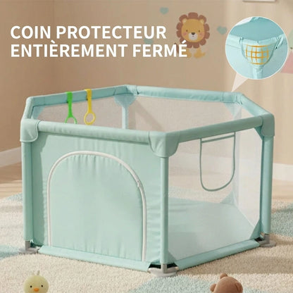 Parc de jeu pliable hexagonal pour enfants